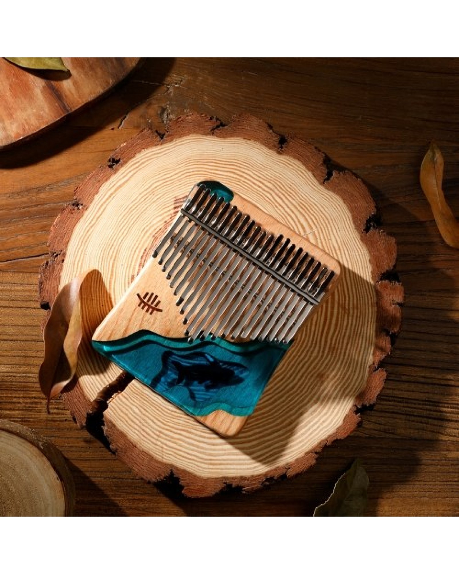 Hluru 21 Keys Kalimba Piano Beech Wood Thumb Finger Piano