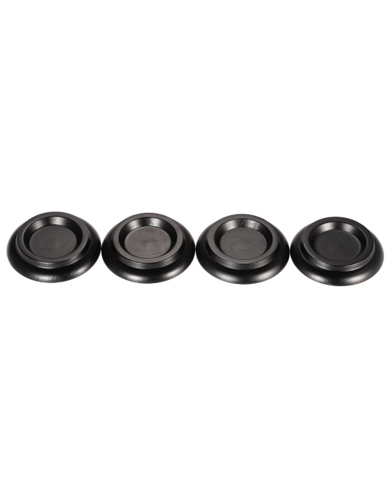 4pcs/set Solid Wood Upright Piano Caster Cups w/ EVA Anti-slip Mat