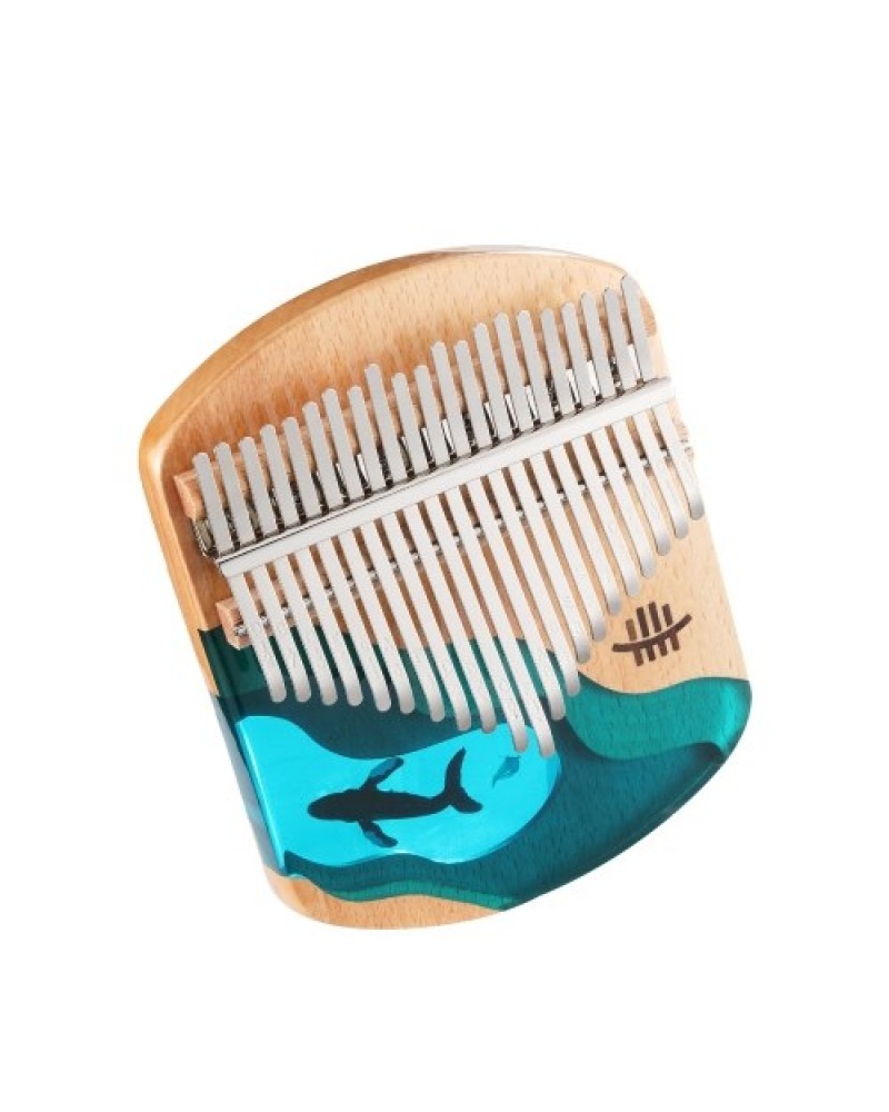 Hluru Kalimba Piano 21 Keys Beech Wood Thumb Finger Piano