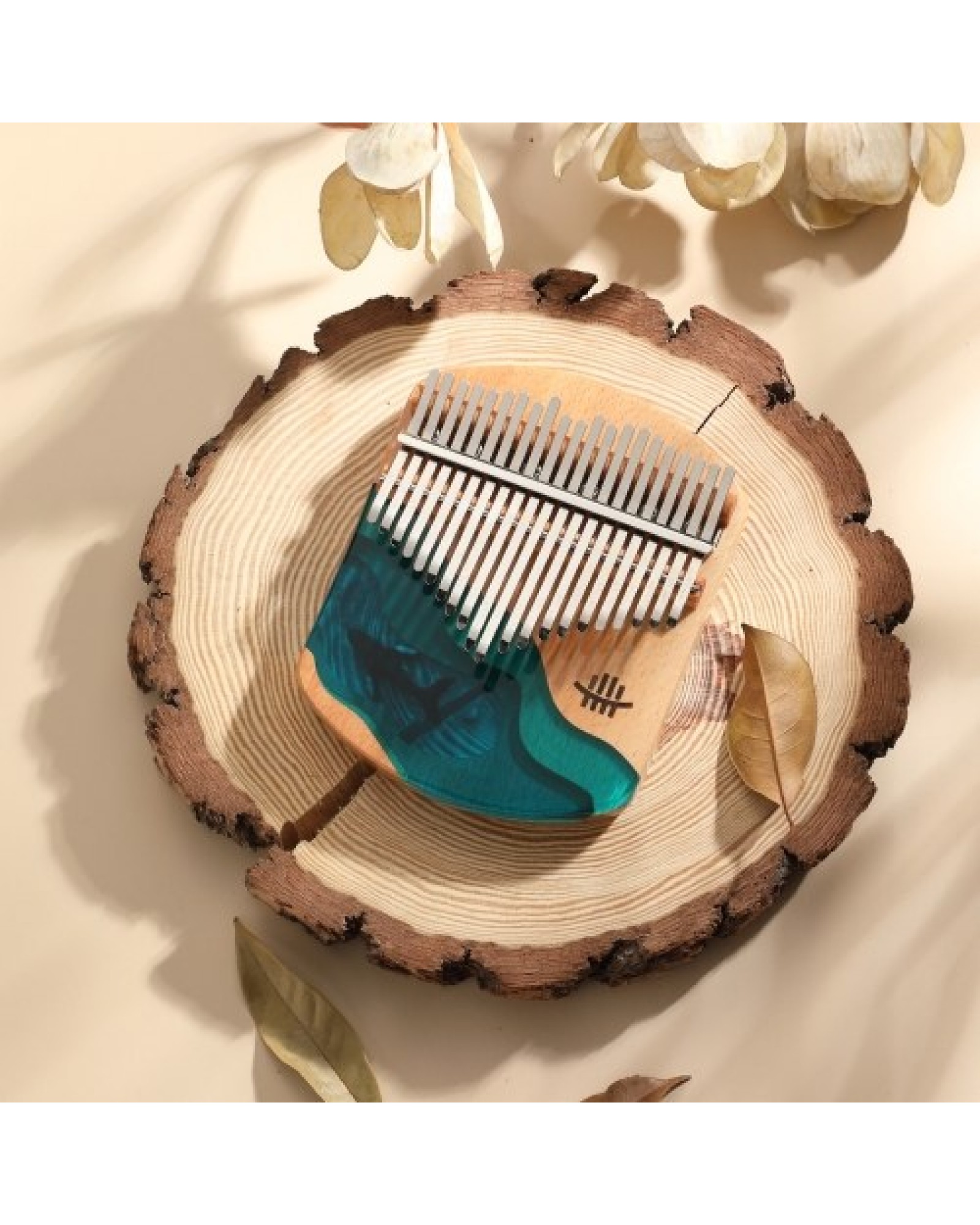Hluru Kalimba Piano 21 Keys Beech Wood Thumb Finger Piano