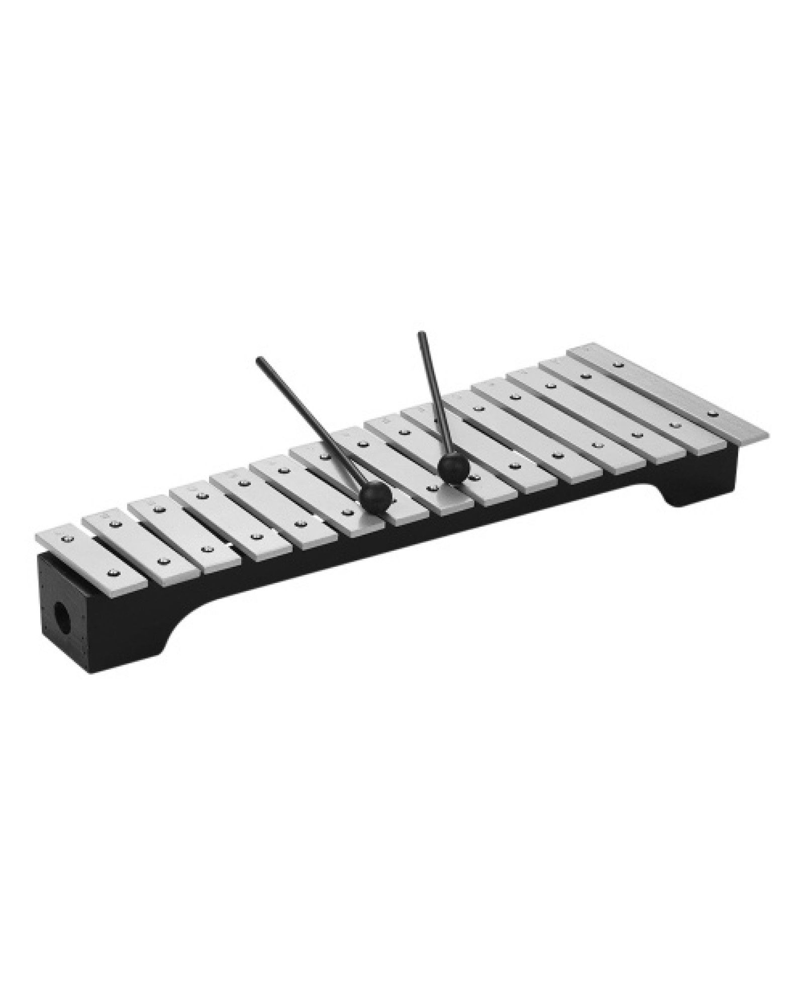 15-Note Xylophone Glockenspiel Wooden Base Aluminum Bars with Mallets Percussion Musical Instrument Gift with Carrying Bag