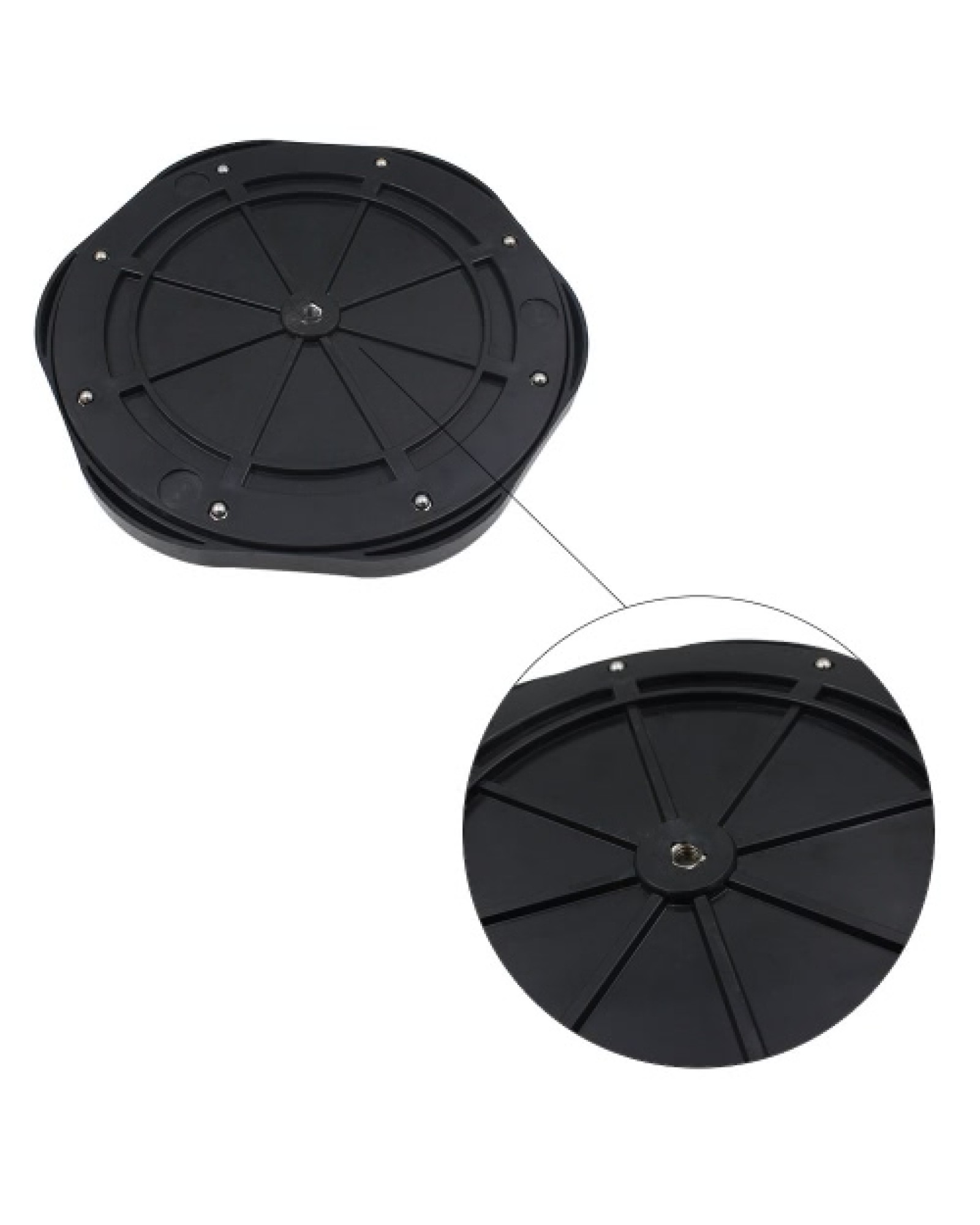 10-Inch Drum Practice Pad with Drumsticks Carrying Bag for Training