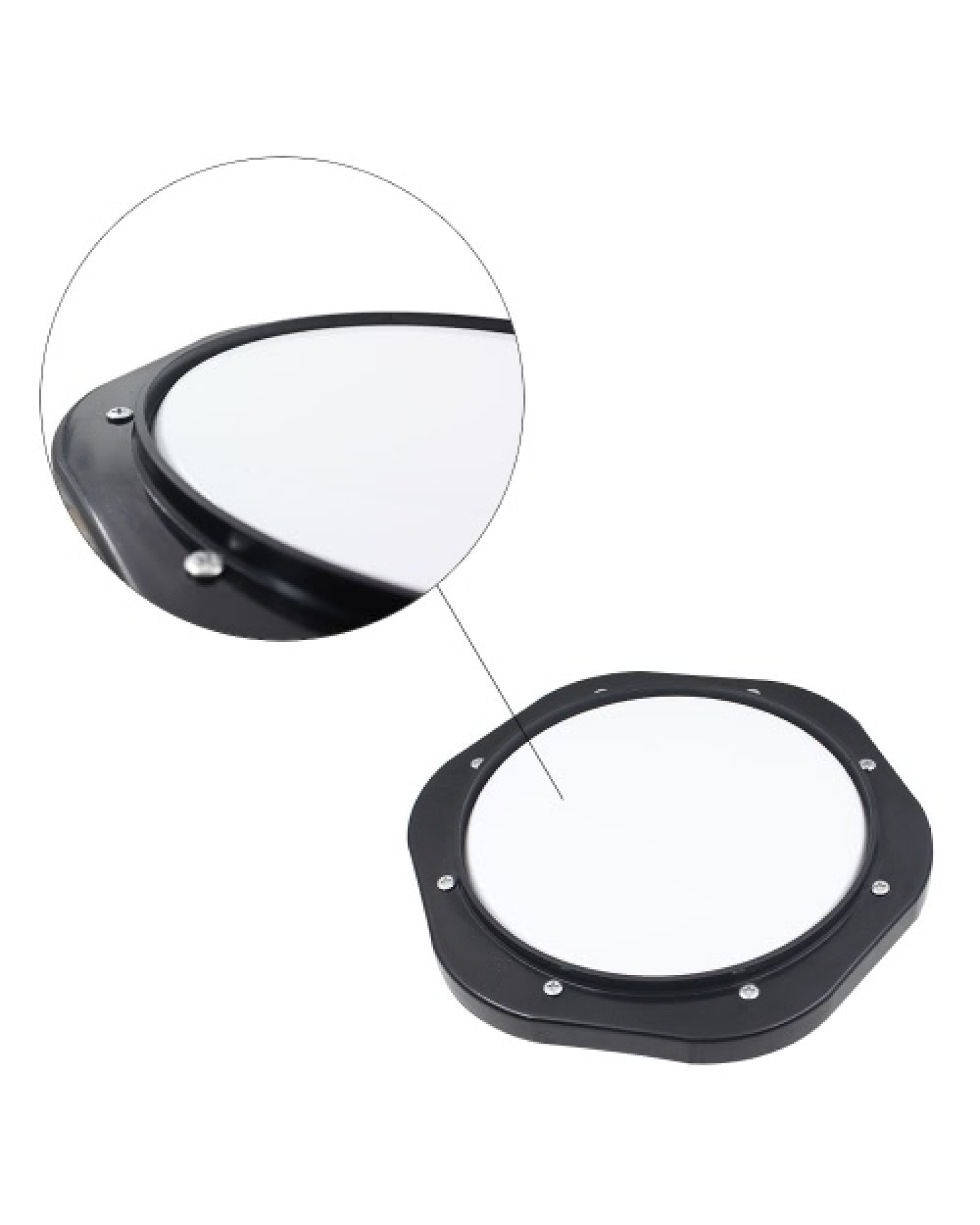 10-Inch Drum Practice Pad with Drumsticks Carrying Bag for Training