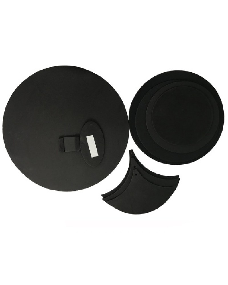8-Piece Drum Set Silencer Practice Mute Pads Mutes for 5 Drums &amp; 3 Cymbals