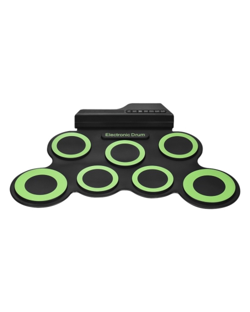 Compact Size Portable Digital Electronic Roll Up Drum Kit for Practice Beginners Kids