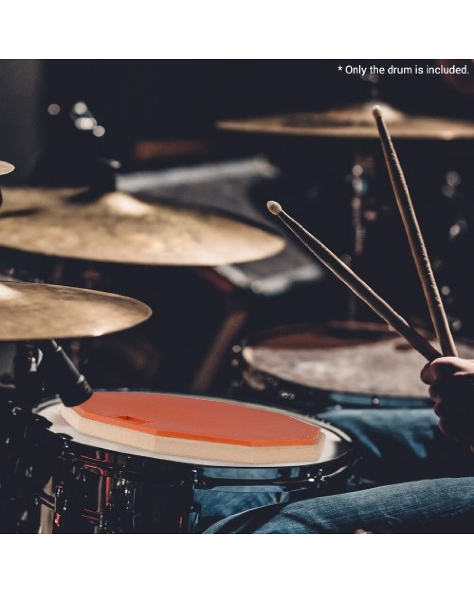 12 Inch Drum Practice Pad Mute Drum Pad with Drum Stick Carrying Bag for Students Beginners