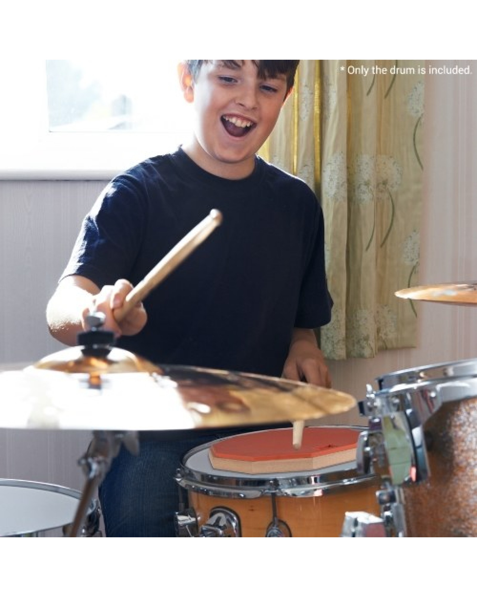 12 Inch Drum Practice Pad Mute Drum Pad with Drum Stick Carrying Bag for Students Beginners
