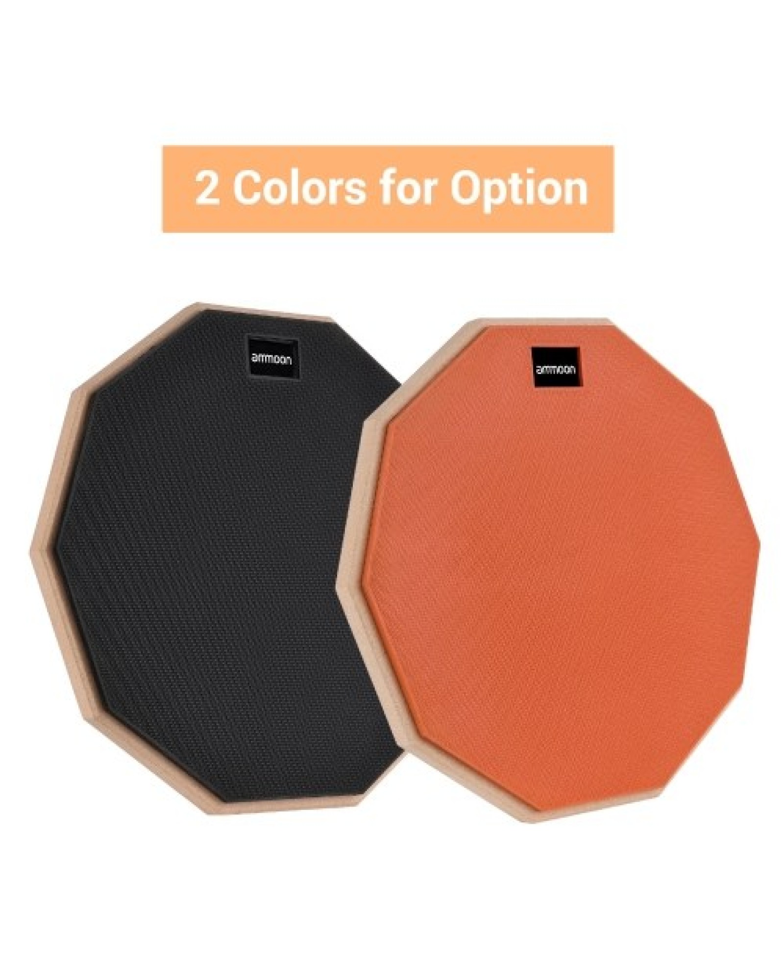 12 Inch Drum Practice Pad Mute Drum Pad with Drum Stick Carrying Bag for Students Beginners