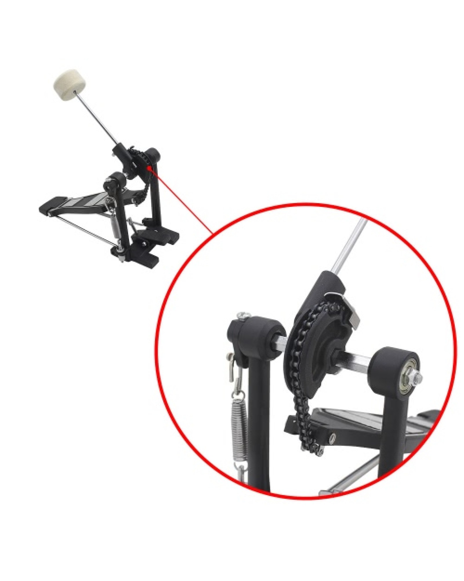 Bass Drum Pedal Beater Percussion Instrument Part