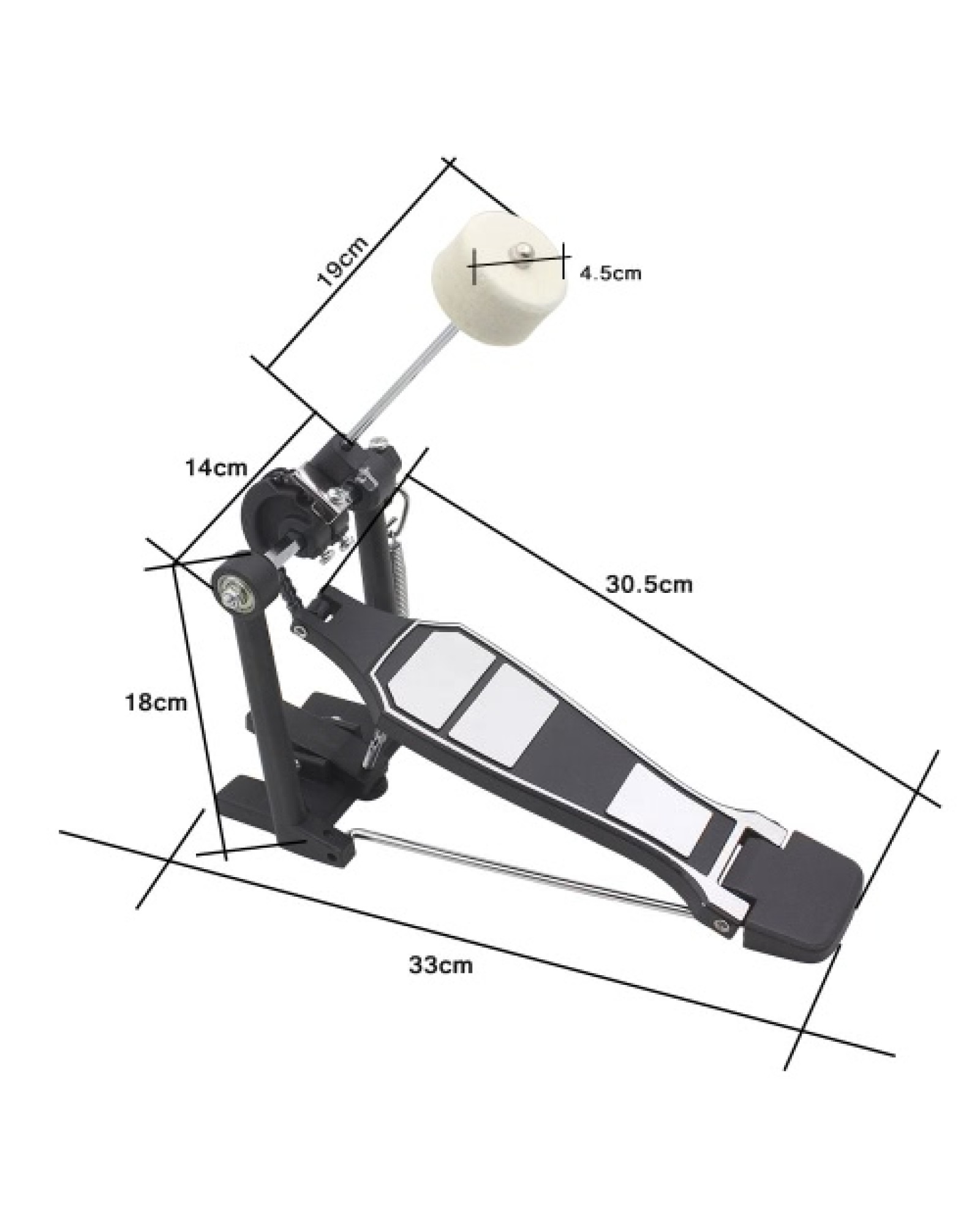 Bass Drum Pedal Beater Percussion Instrument Part