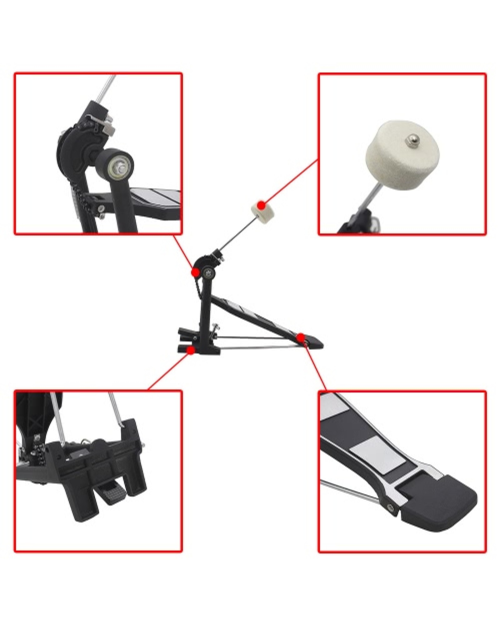 Bass Drum Pedal Beater Percussion Instrument Part