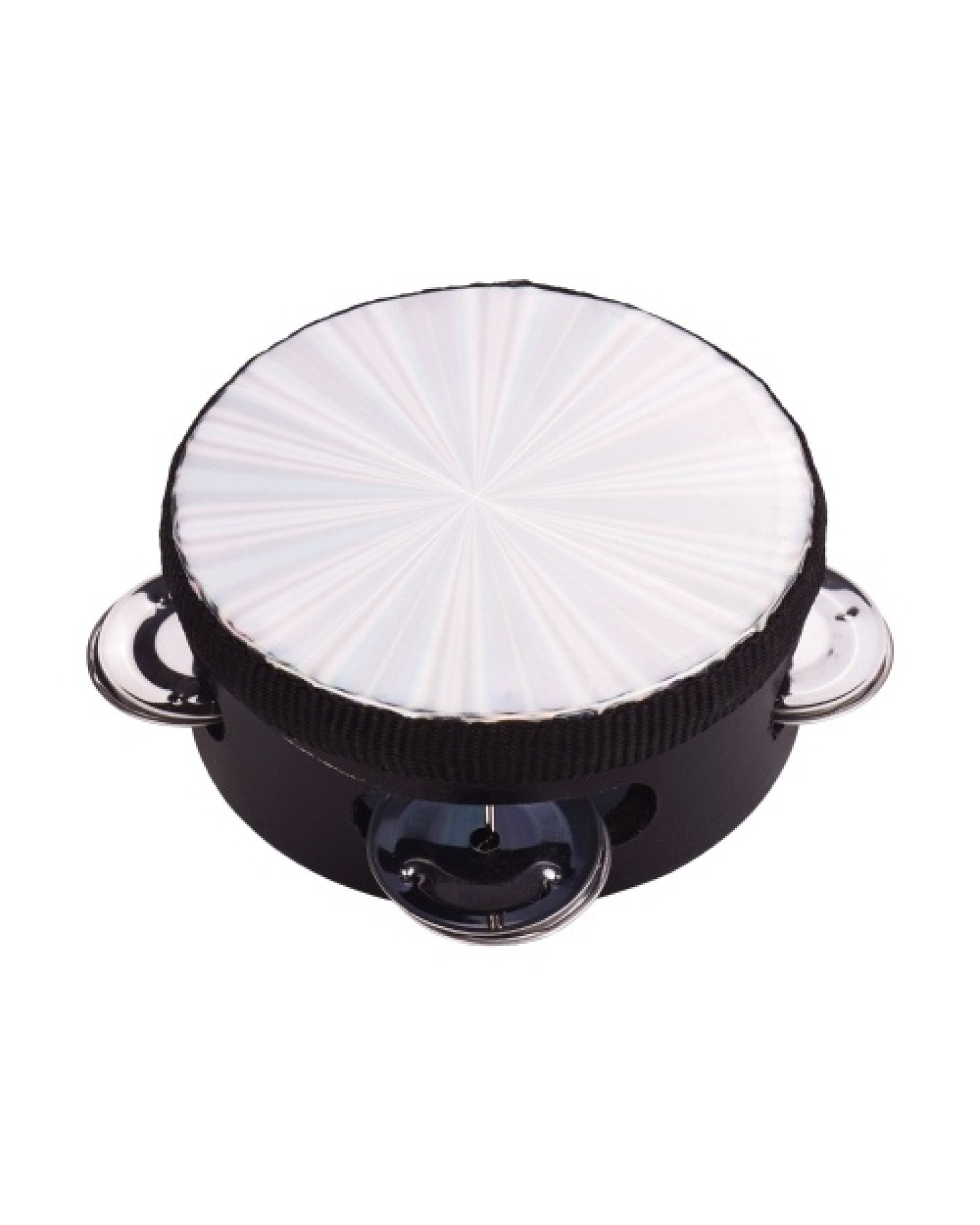 4 Inch Wooden Radiant Tambourine Handbell Hand Drum