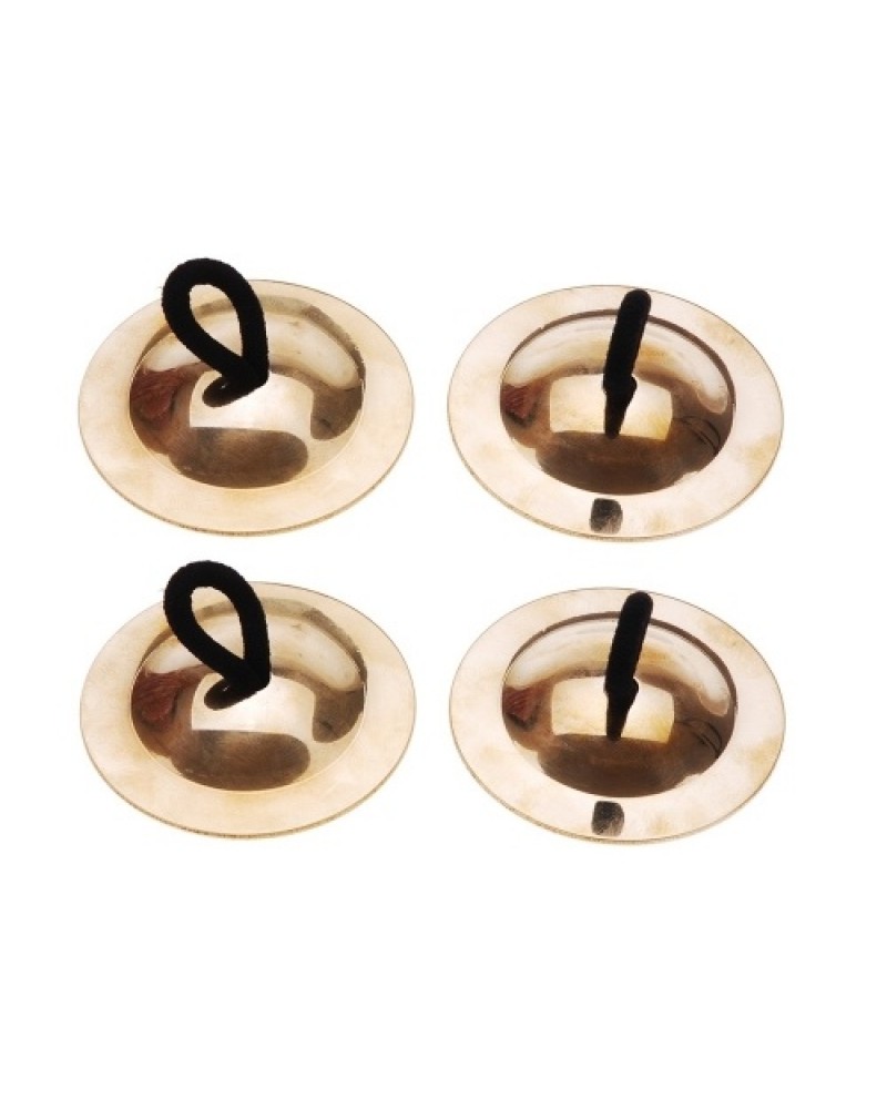 Belly Dancing Gold Finger Cymbals Musical Instrument