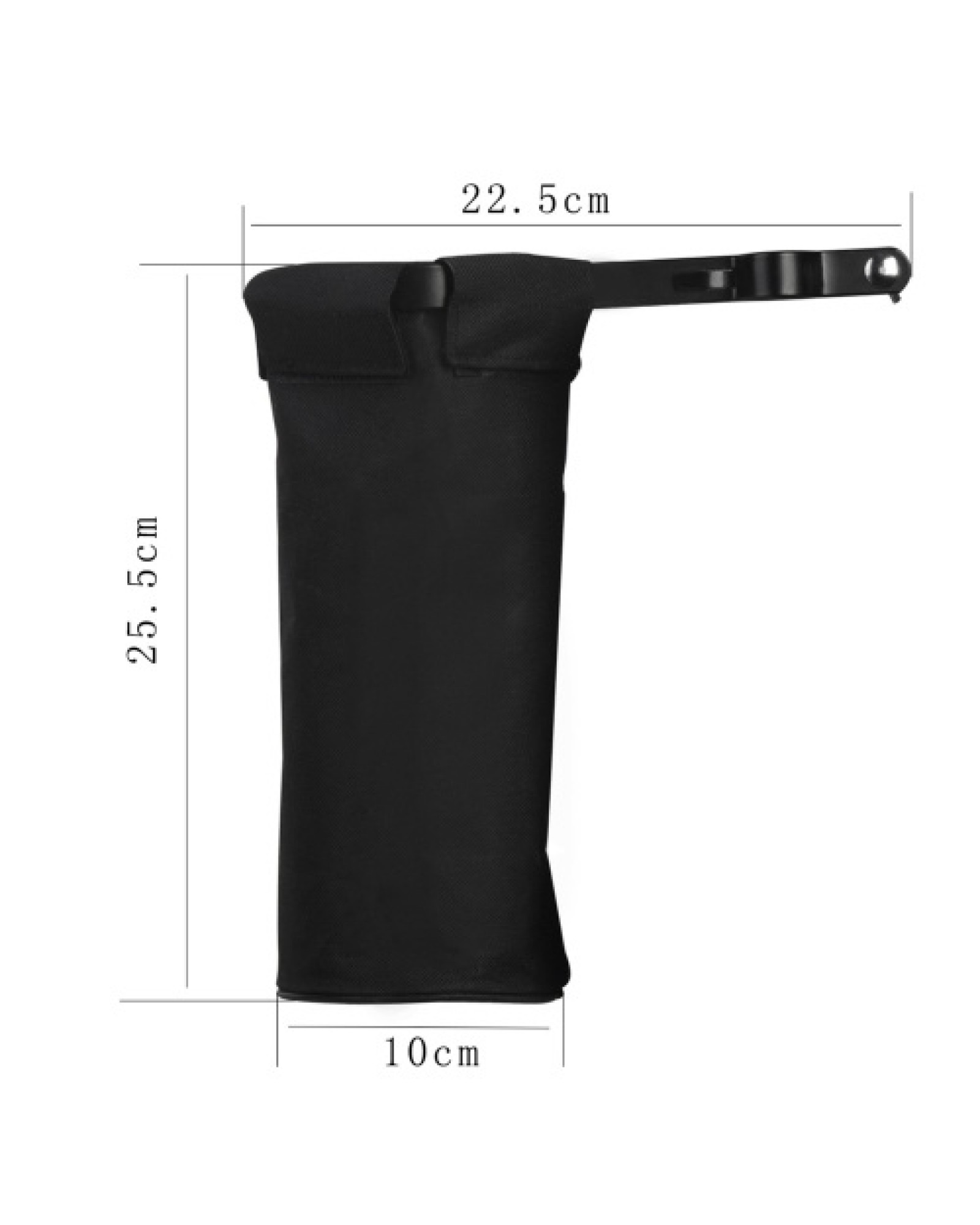 Cylindrical Drum Stick Holder 600D Fabric Clamp On for Drum Set with Clamp Mount