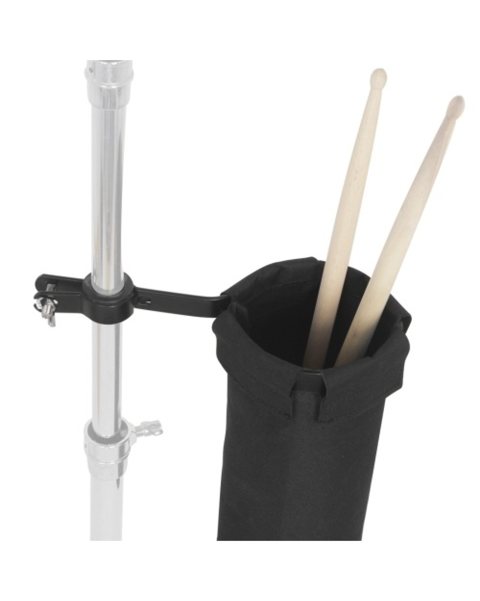 Cylindrical Drum Stick Holder 600D Fabric Clamp On for Drum Set with Clamp Mount