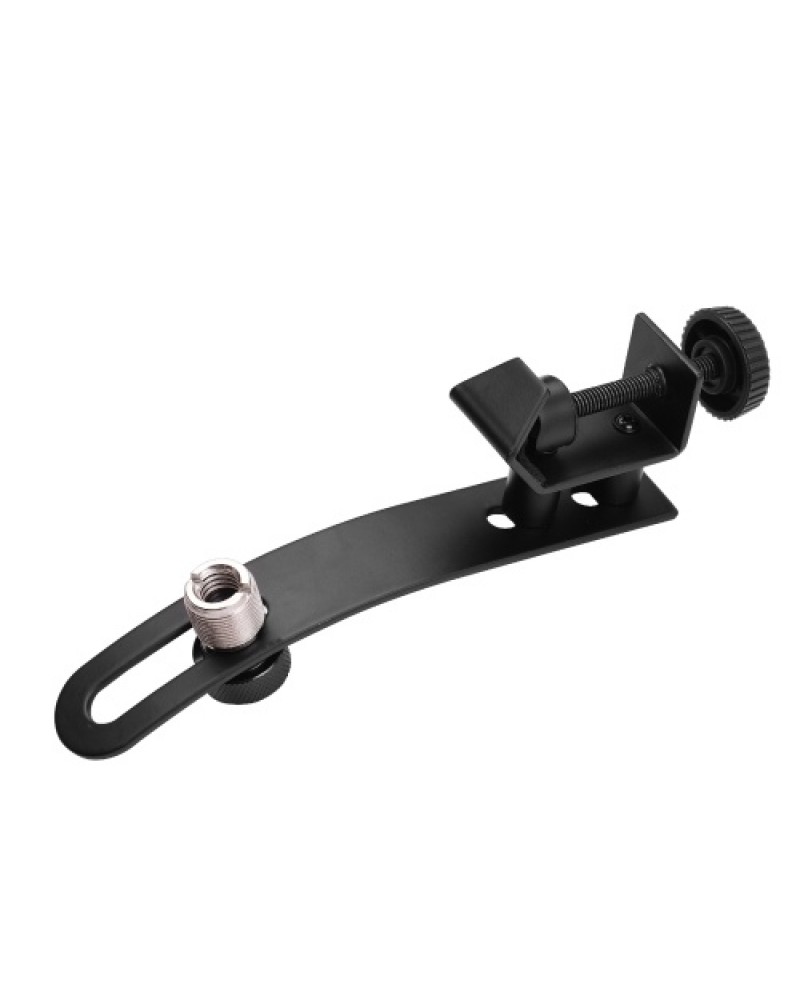 Adjustable Drum Rim Clip Shockproof Microphone Clamp with Groove Gear