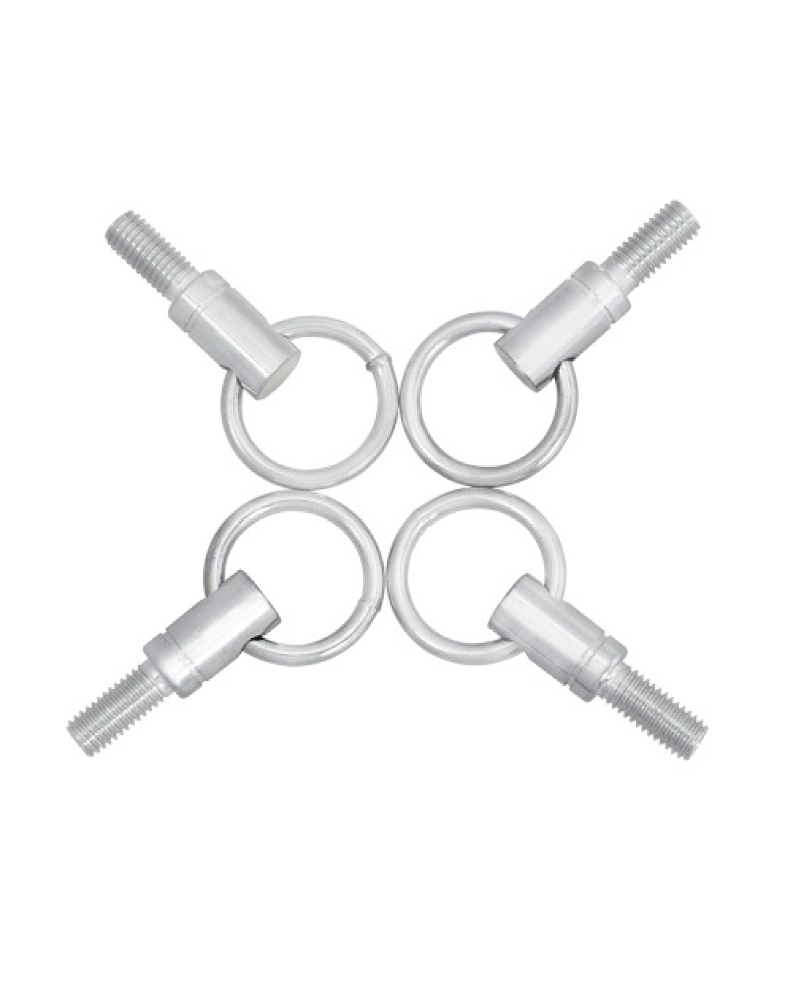 Bass Drum Strap Hook Mounting Adapter Screws Metal Material, 4pcs/ Pack