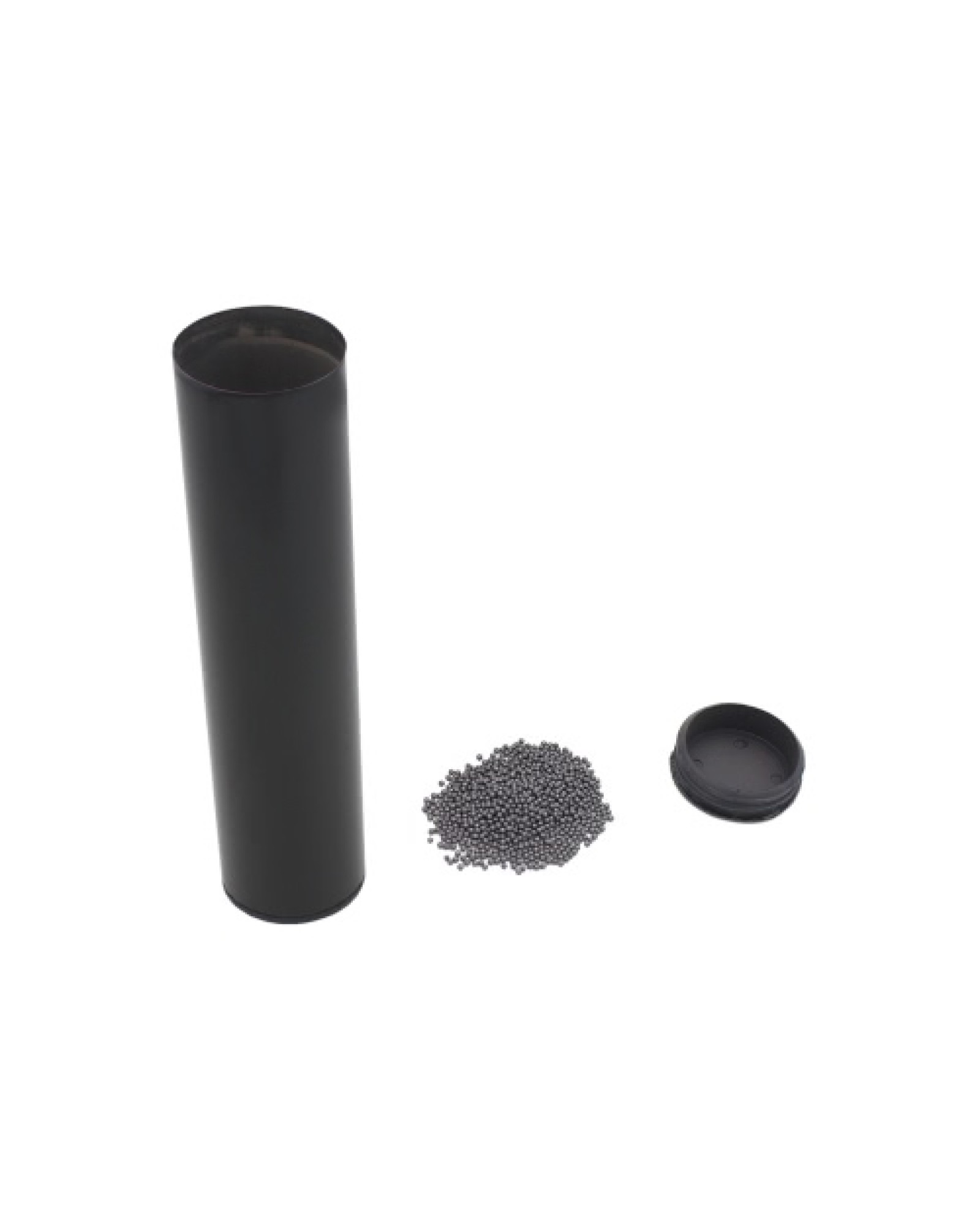 Professional Stainless Steel Cylinder Sand Shaker Rhythm Musical Instruments Metal Hand Percussion Silver