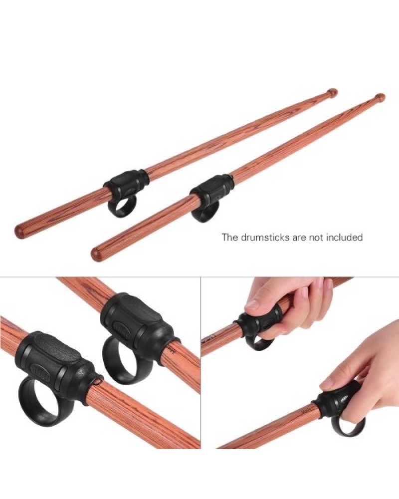 2pcs Drum Stick Control Clip ABS + Silicone Material Drumsticks Accessories for Drummer Beginner