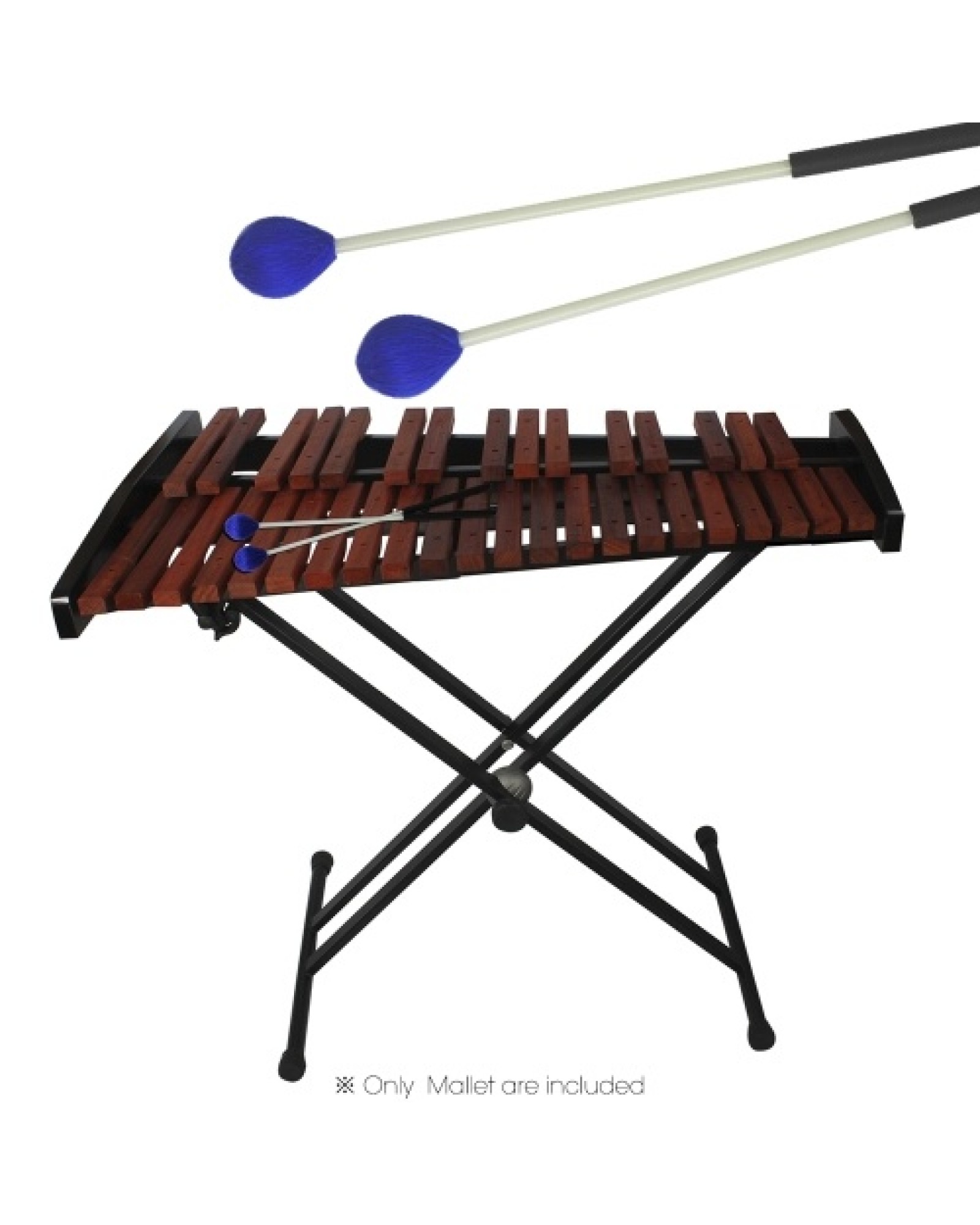 Primary Marimba Stick Mallets Xylophone Glockensplel Mallet with Fiberglass Handle Percussion Instrument Accessories for Profess