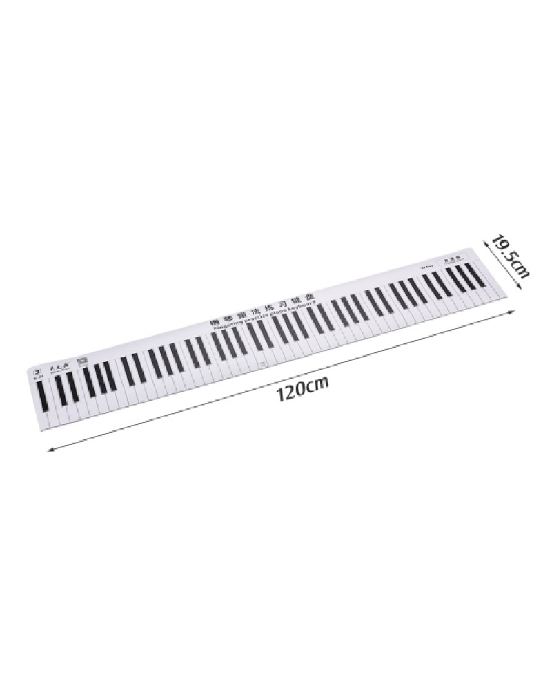 Fingering Version 88 Keys Piano Keyboard Fingering Practice Chart Sheet with Notes &amp; Stave Reference Piano Teaching Guide As