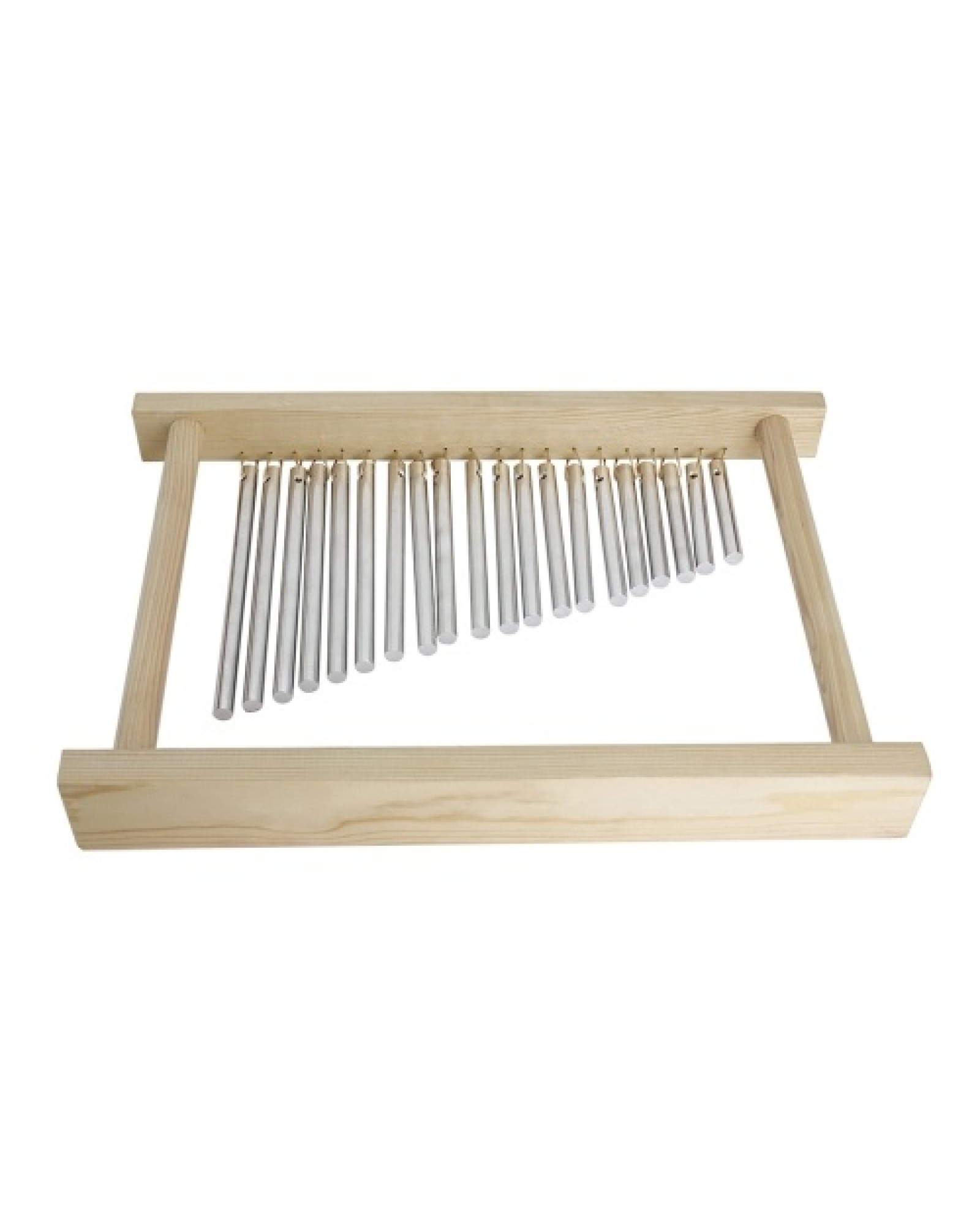 20-Tone Table Top Bar Chimes 20 Bars Single-row Musical Percussion Instrument With Wood Stand Stick