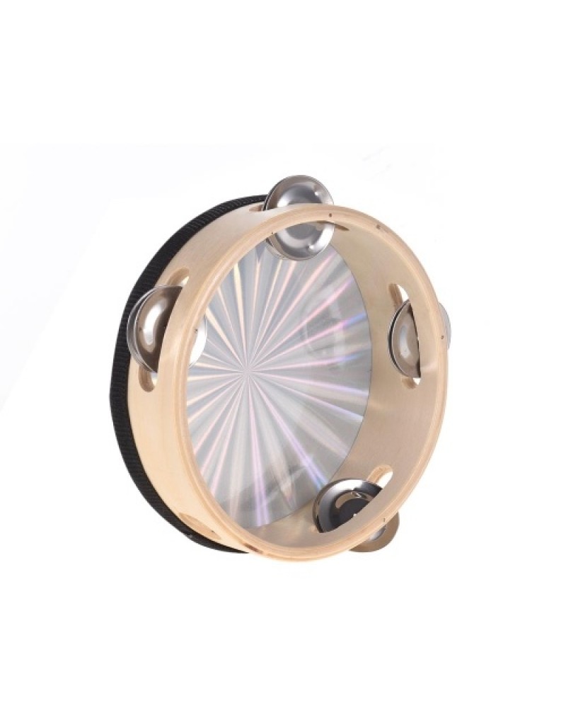 Wooden Radiant Tambourine Handbell Hand Drum