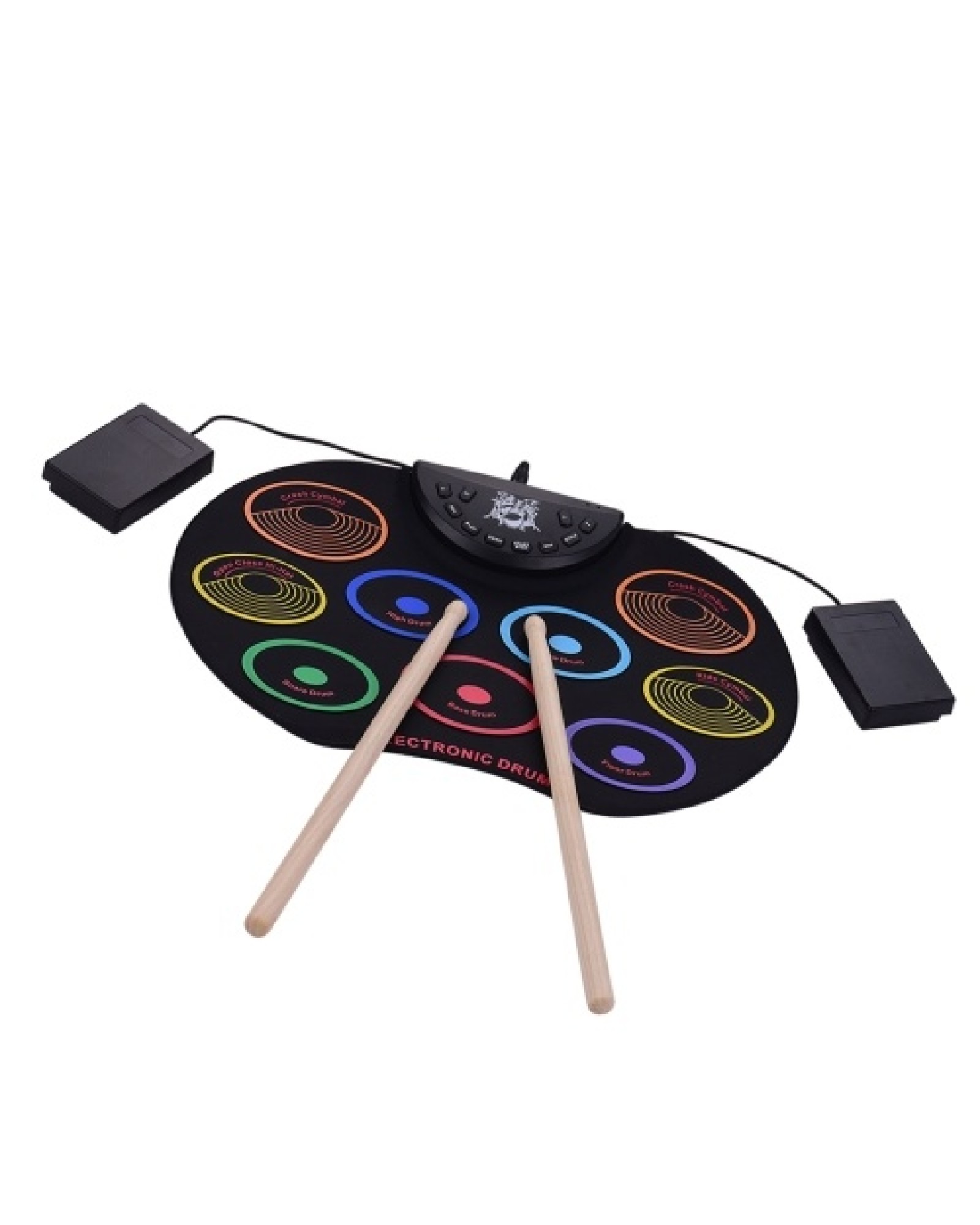 Compact Size Roll-Up Drum Set Electronic Drum Kit