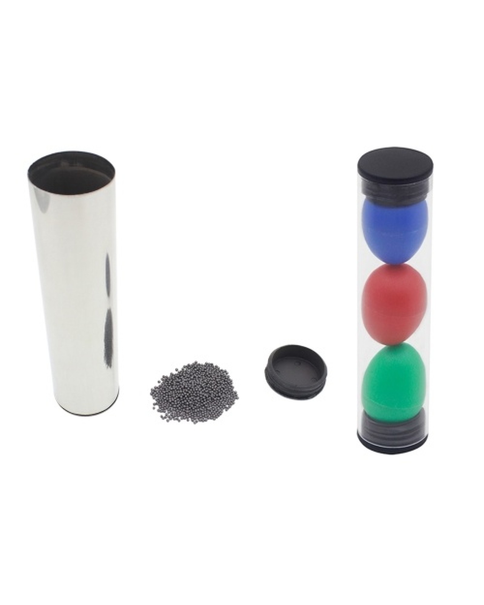 Musical Instrument Toy Kit Maracas Eggs Canister+Metal Maracas Canister Set Include 3pcs Maracas Eggs Musical Eggs Percussion In