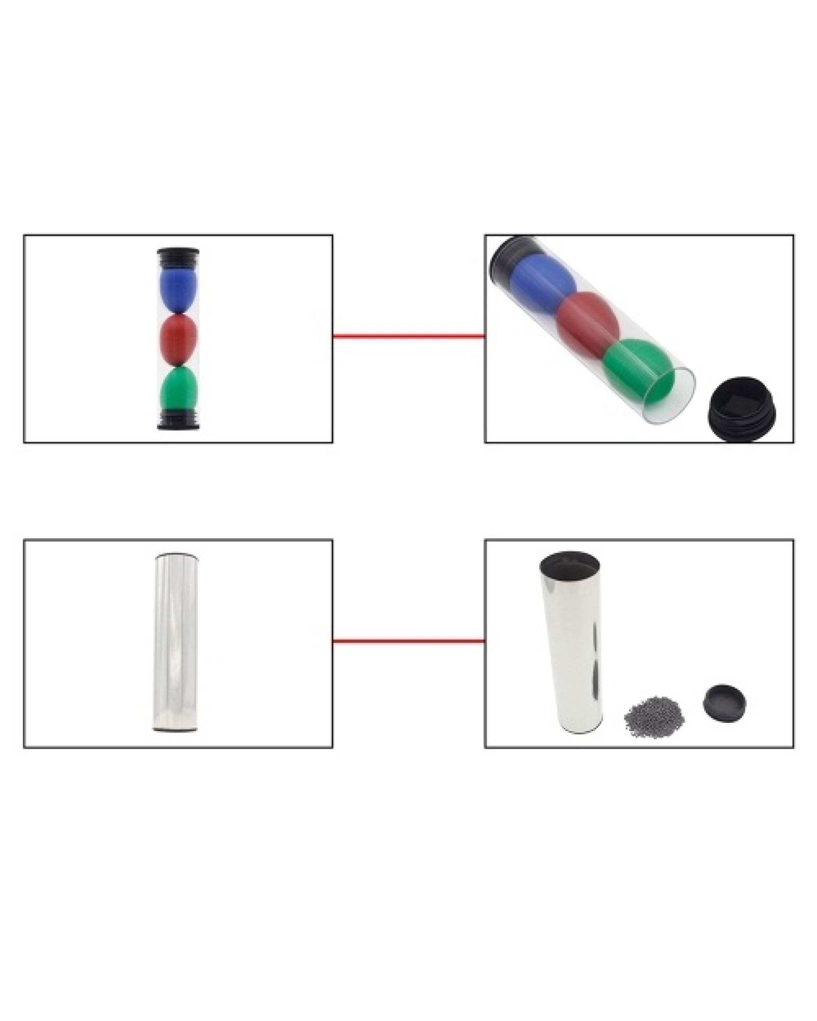 Musical Instrument Toy Kit Maracas Eggs Canister+Metal Maracas Canister Set Include 3pcs Maracas Eggs Musical Eggs Percussion In