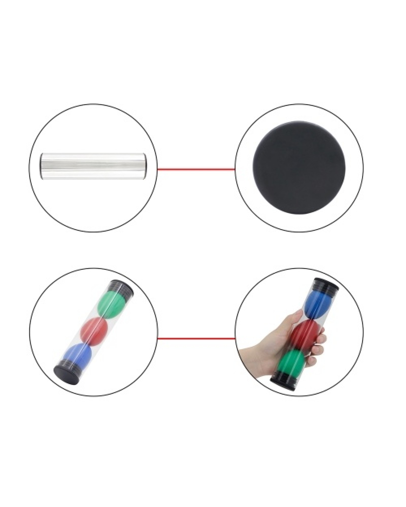 Musical Instrument Toy Kit Maracas Eggs Canister+Metal Maracas Canister Set Include 3pcs Maracas Eggs Musical Eggs Percussion In