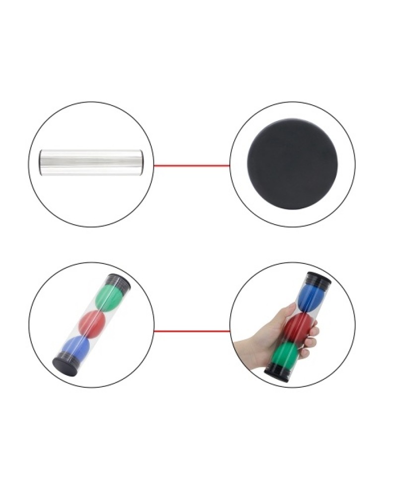 Musical Instrument Toy Kit Maracas Eggs Canister+Metal Maracas Canister Set Include 3pcs Maracas Eggs Musical Eggs Percussion In