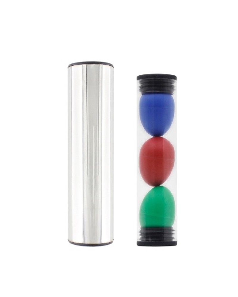 Musical Instrument Toy Kit Maracas Eggs Canister+Metal Maracas Canister Set Include 3pcs Maracas Eggs Musical Eggs Percussion In