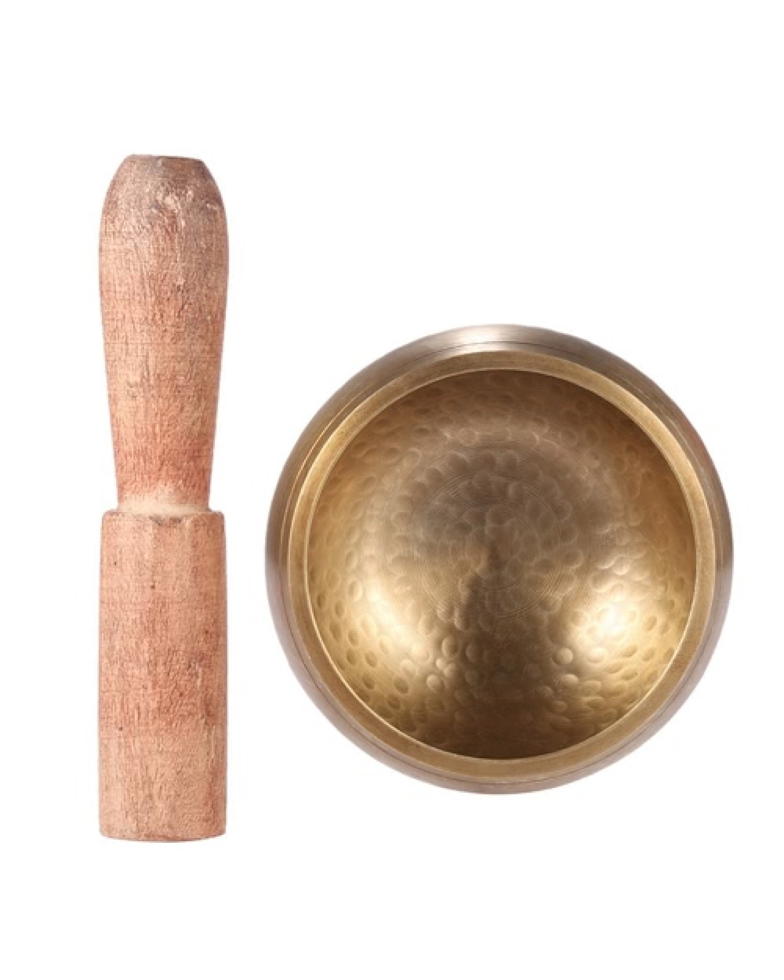 Exquisite 3 Inch Handmade Tibetan Bell Metal Singing Bowl with Striker
