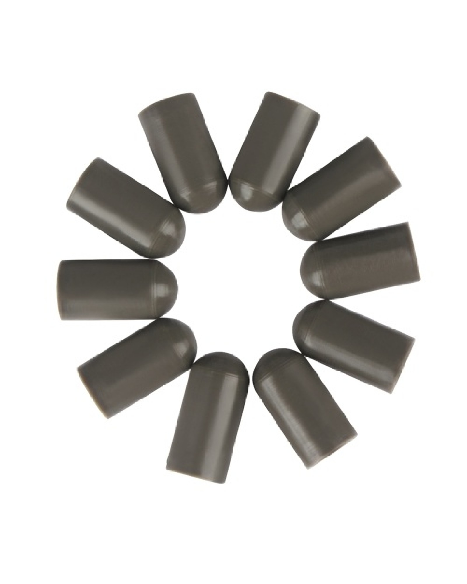 10pcs Drumstick Silent Tips Mute Drum Stick Mallet Protectors Covers Silicone Material Drum Set Accessories