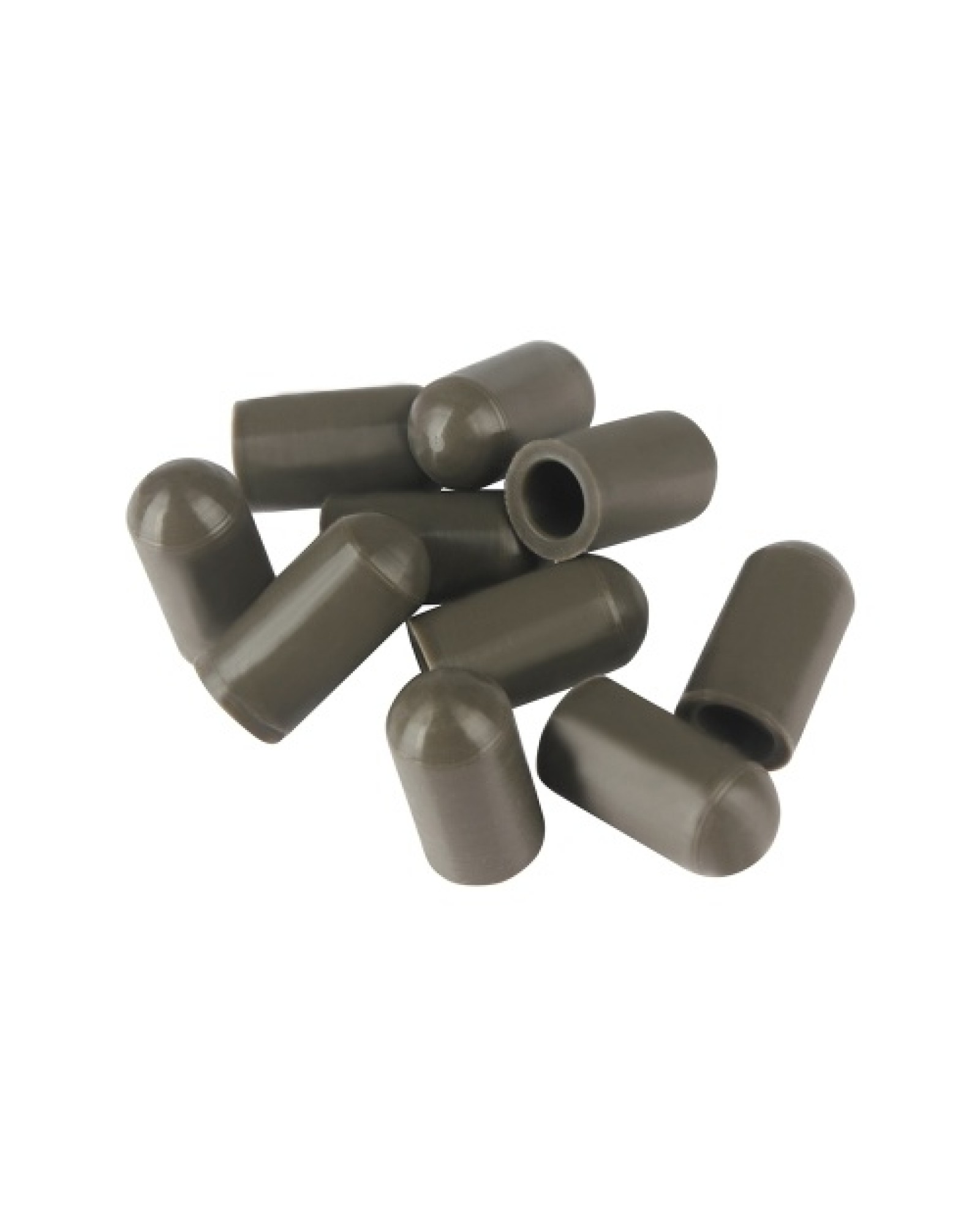 10pcs Drumstick Silent Tips Mute Drum Stick Mallet Protectors Covers Silicone Material Drum Set Accessories