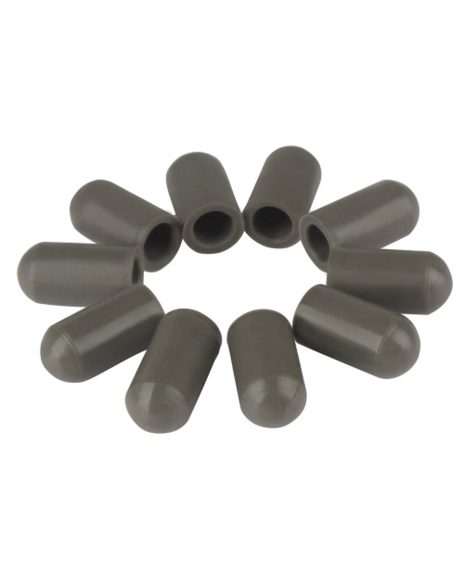 10pcs Drumstick Silent Tips Mute Drum Stick Mallet Protectors Covers Silicone Material Drum Set Accessories