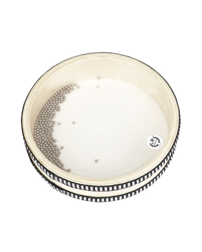 6-inch Transparent Wave Drum Natural Color Ocean Drum Early Educational Percussion Instrument for Children Boys Girls