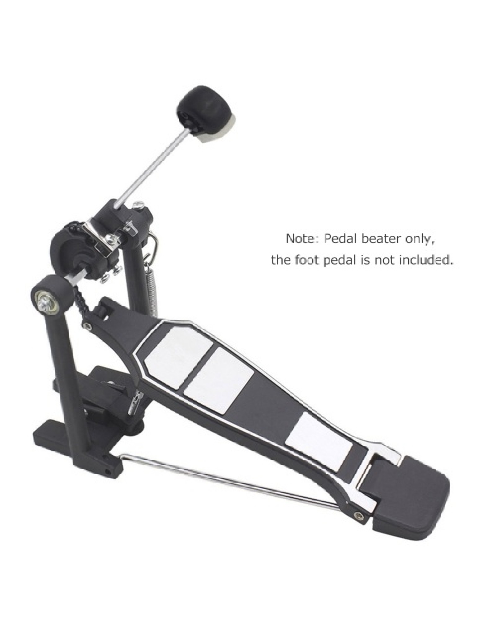 Bass Drum Pedal Beater with High Density Felt Single/ Double Drum Foot Pedal Beater Accessories for Percussion Instrument