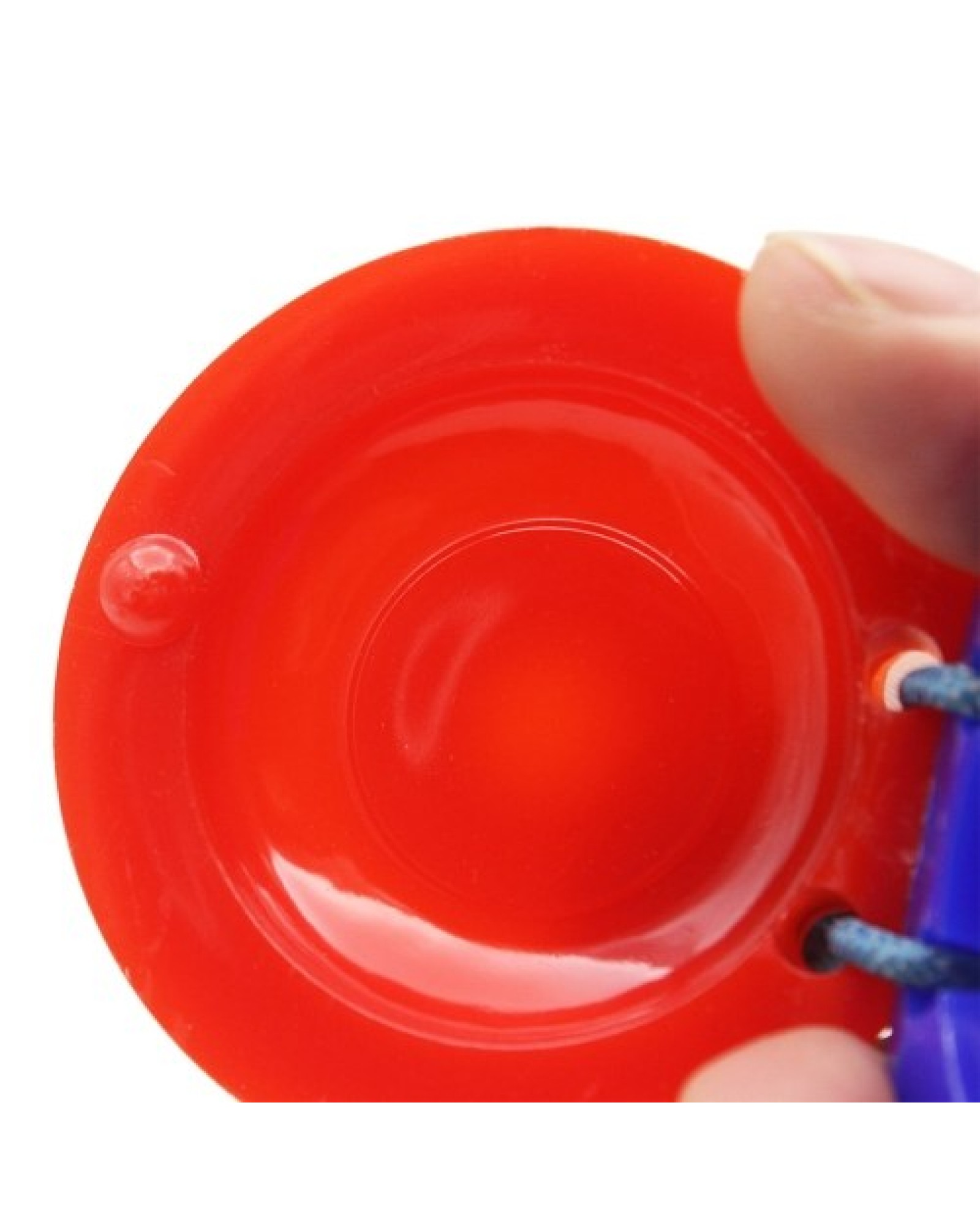 2Pcs Finger Castanets Percussion Instrument Musical Toy for Toddler Children Early Musical Education