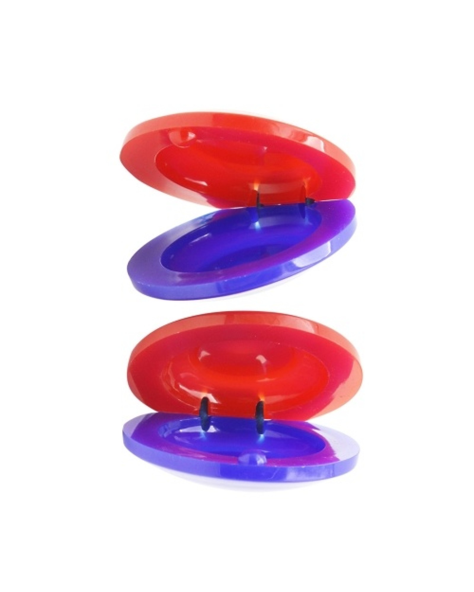 2Pcs Finger Castanets Percussion Instrument Musical Toy for Toddler Children Early Musical Education