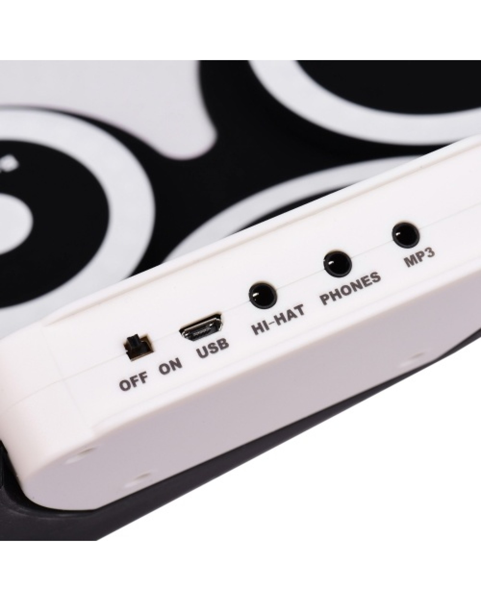 Silicone Portable Foldable Digital USB Midi Roll-up Electronic Drum Pad Kit with Stick and Foot Pedal