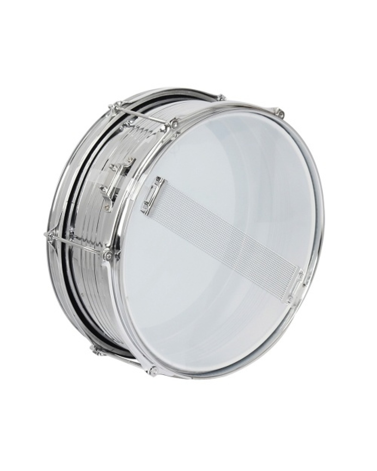 14" Snare Drum Kit Stainless Steel Drum Body PVC Drum Head with Drum Bag Strap Drumsticks Drumstick Bag Drum Damper Gel Pads