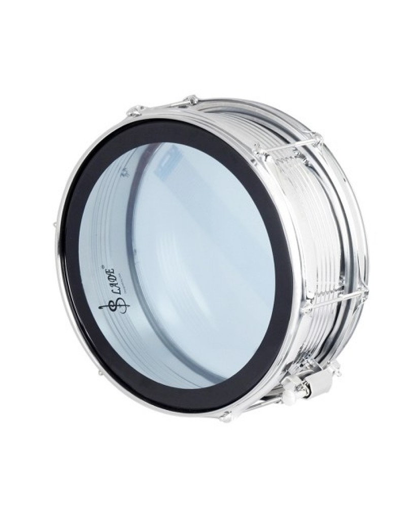14" Snare Drum Kit Stainless Steel Drum Body PVC Drum Head with Drum Bag Strap Drumsticks Drumstick Bag Drum Damper Gel Pads