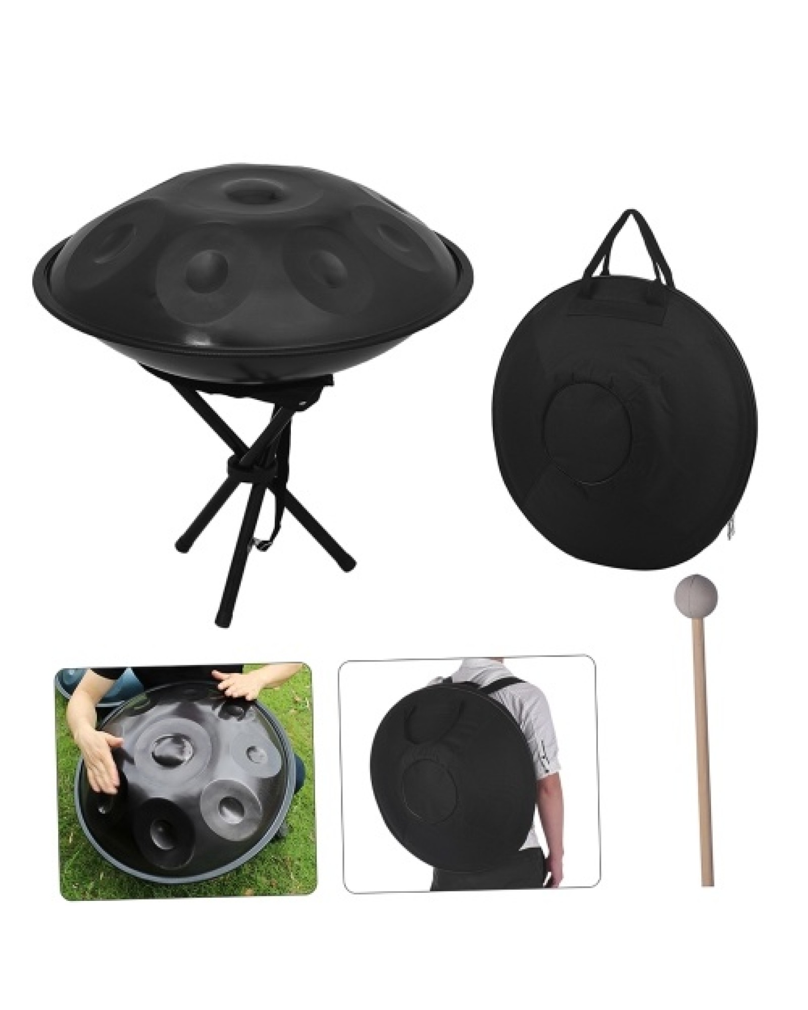 9 Notes Hand Pan Handpan Hand Drum Carbon Steel Material Percussion Instrument