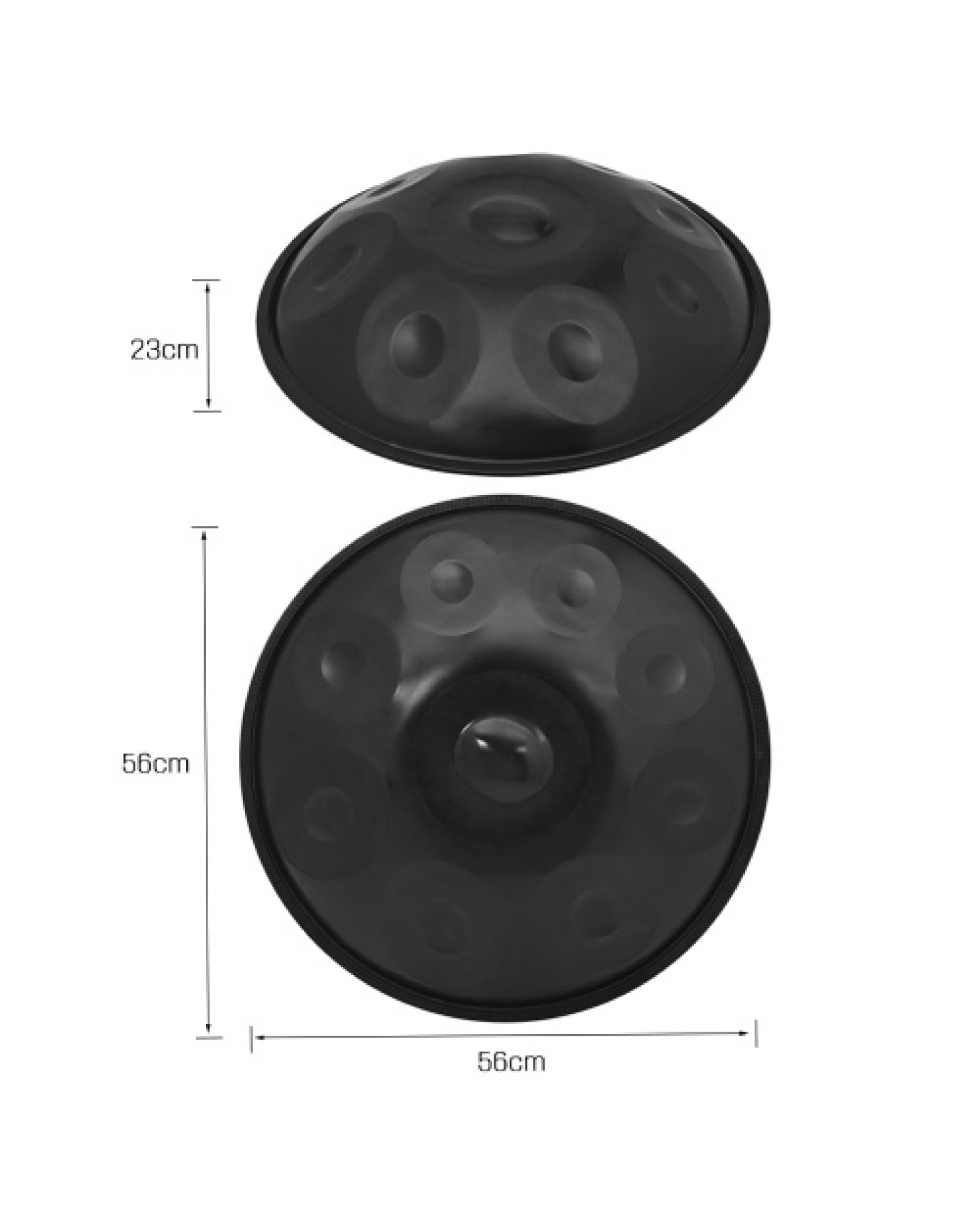9 Notes Hand Pan Handpan Hand Drum Carbon Steel Material Percussion Instrument