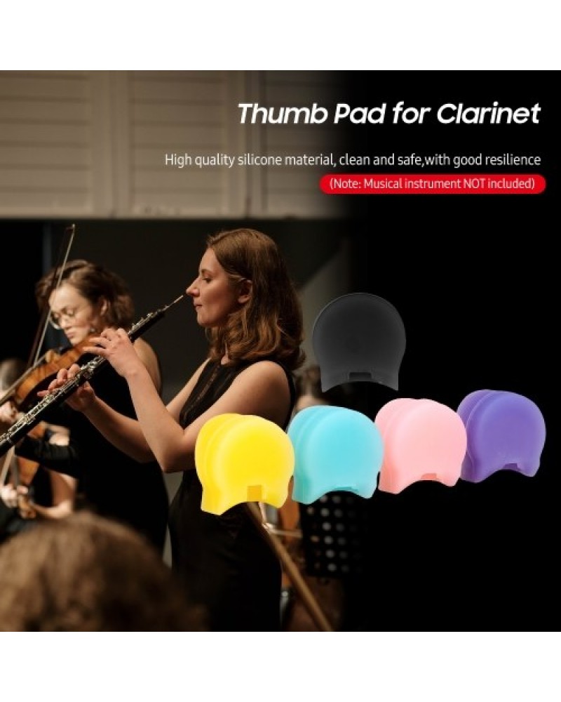 5 PCS Clarinet Thumb Pad Oboe Thumb Rest Cushion Silicone Thumb Protector Wind Instrument Accessories