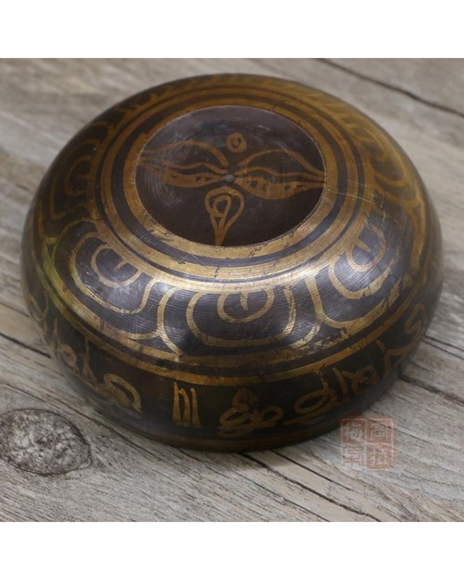 Handmade Buddha Tibet Struck Bowl Ritual Music Therapy Copper Chime Tibetan Singing Bowls