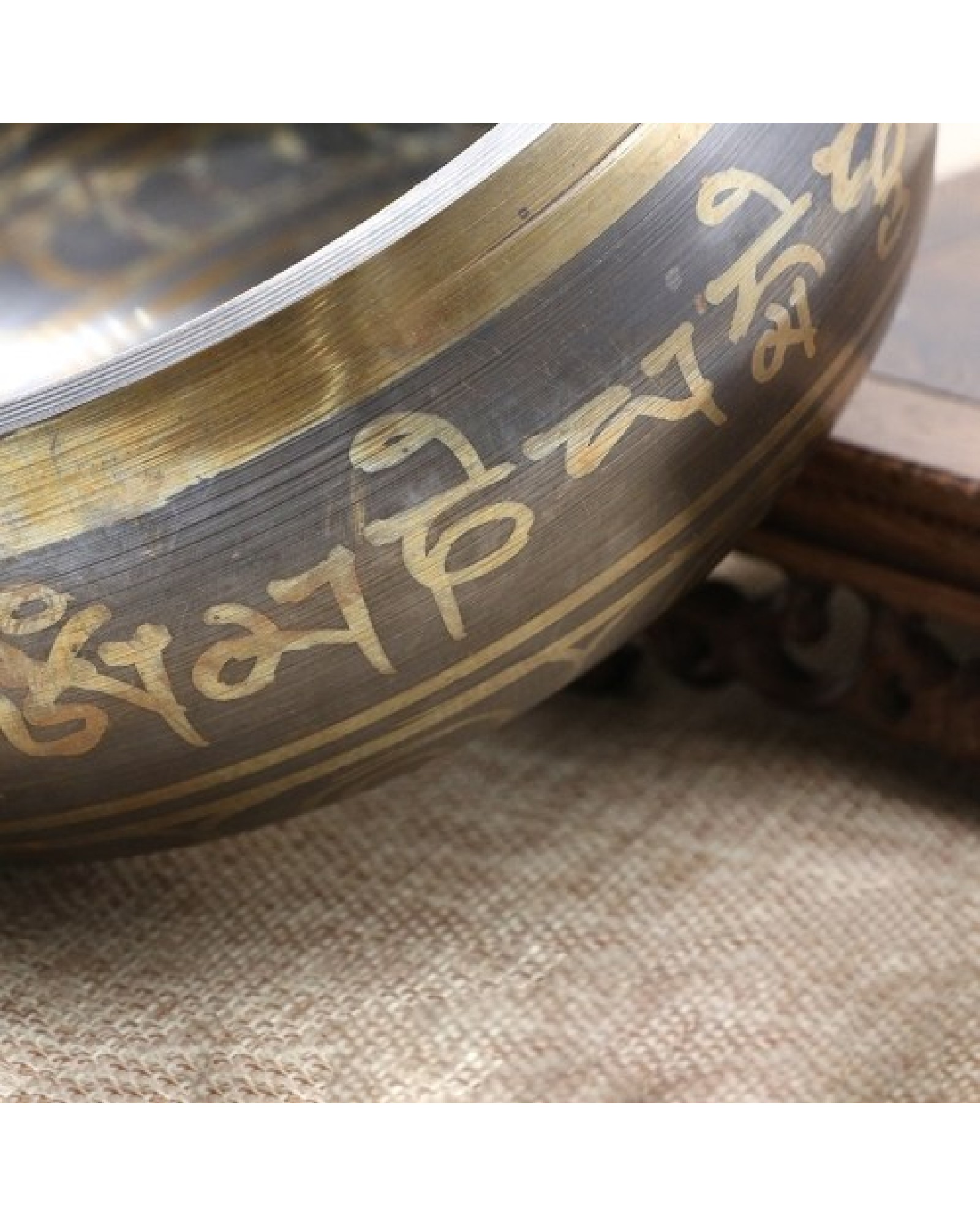 Handmade Buddha Tibet Struck Bowl Ritual Music Therapy Copper Chime Tibetan Singing Bowls