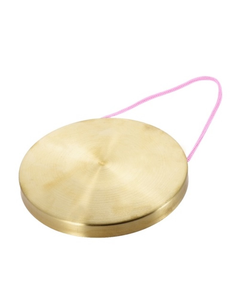 22cm Hand Gong Cymbals Brass Copper Chapel Opera Percussion Instruments with Round Play Hammer